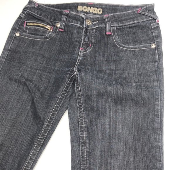 VINTAGE BONGO BLACKWASH SLIM STRAIGHT JEANS 7/29x32 😎 - Picture 12 of 13